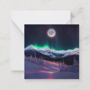 Träume von Aurora Mitteilungskarte