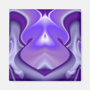 Träume von lila Blume Magnet