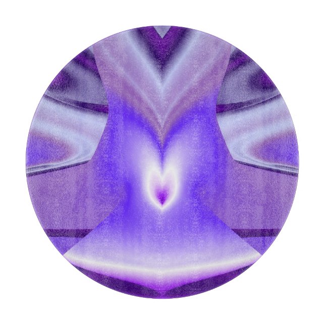 Träume von lila Blume Schneidebrett (Vorderseite)