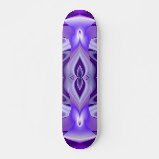 Träume von lila Blume Skateboard (Vorne)