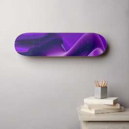 Träume von lila Blume Skateboard