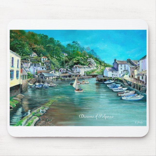 Träume von Polperro Mouse Pad Mousepad (Vorne)