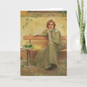 Träume von Vittorio Matteo Corcos 1896 Karte