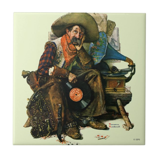 Träume von vor langer Zeit Fliese (Vorderseite)