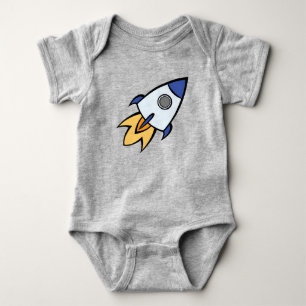 Träume von Weltraum-Raketenschiff-Babyanzug Baby Strampler