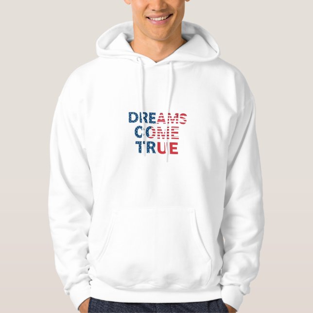 Träume wahr werden hoodie (Vorderseite)
