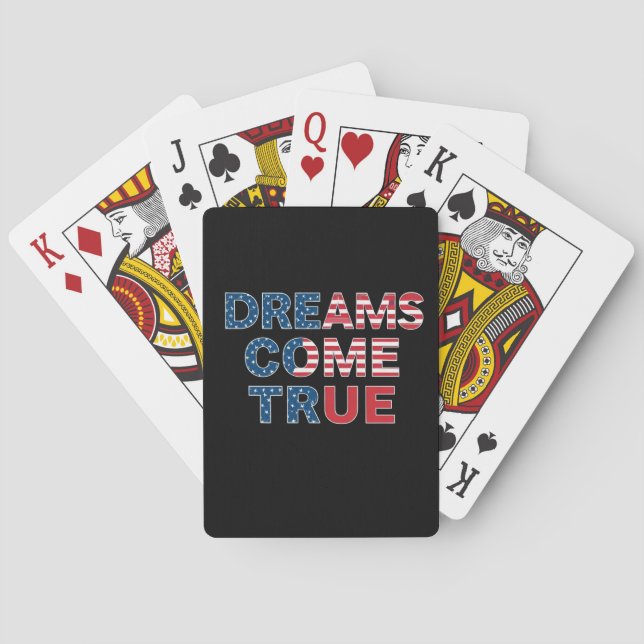 Träume wahr werden spielkarten (Rückseite)