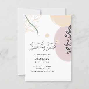 Träume Weich Moderne Save the Date Karte