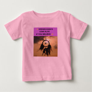 ✨ TRÄUME WERDEN IMMER LEBENDIG, WENN DU GLAUBST ✨ BABY T-SHIRT