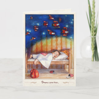 Träume werden wahr feiertagskarte