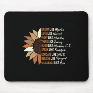 Träume wie Martin Lead wie Harriet Black History Mousepad