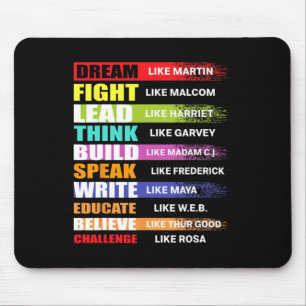 Träume wie Martin Lead wie Harriet Black History Mousepad