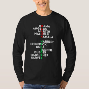 Träume wie Martin Lead wie Harriet Black History T-Shirt