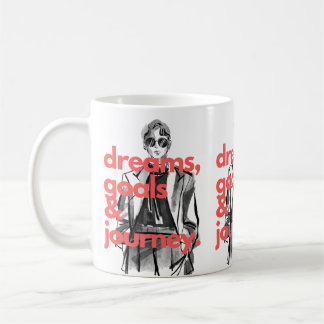 Träume Ziele und Reise-Tasse Kaffeetasse