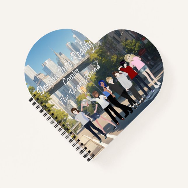 Träumein die RealitätComics Die kommenden Jahre de Notizbuch (Vorderseite)