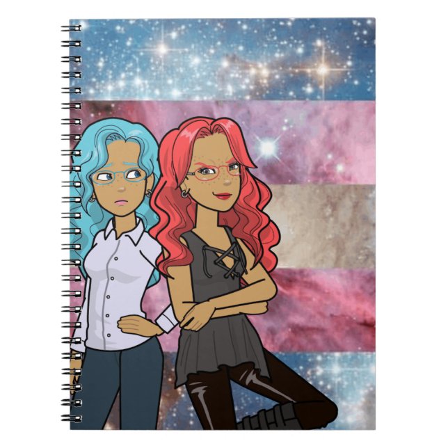 TräumeIntoRealityComics Alter Egos Cover Art Notizblock (Vorderseite)