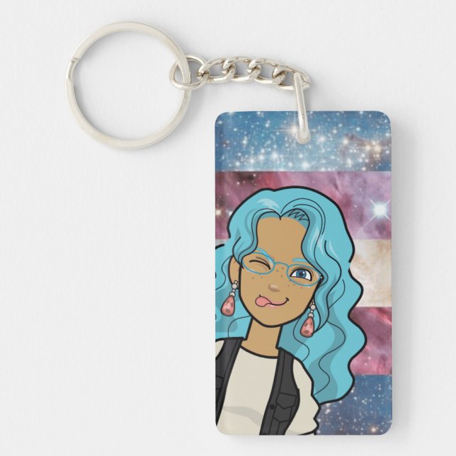 TräumeIntoRealityComics Ashlyn Tempest Cover Art Schlüsselanhänger (Vorderseite)