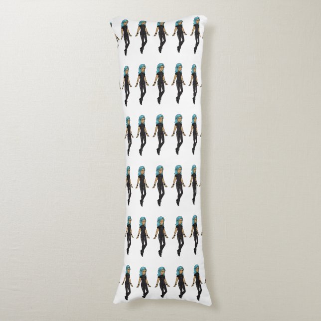 TräumeIntoRealityComics Ashlyn Tempest Cover Art Seitenschläferkissen (Vorderseite Vertikal)