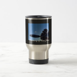 Träumen der blaue Himmel-Tasse Reisebecher