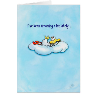 Träumen der Ente: Liebe ist das Beste!