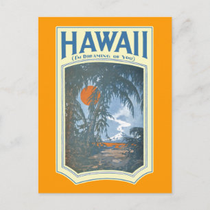 Träumen der Hawaii Postkarte