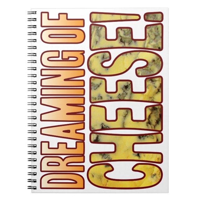 Träumen des Blauschimmelkäses Notizblock (Vorderseite)