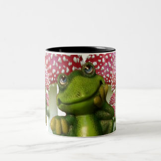 Träumen des Frosches Zweifarbige Tasse