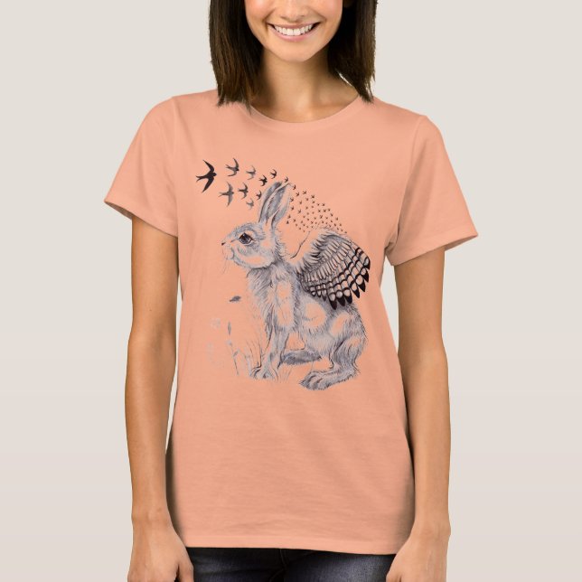 Träumen des schnellen Fluges T-Shirt (Vorderseite)