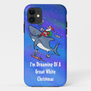 Träumen eines großen weißen Hais Weihnachten Case-Mate iPhone Hülle