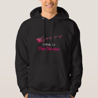 Träumen eines rosa Niedlichen Flamingo Hoodie