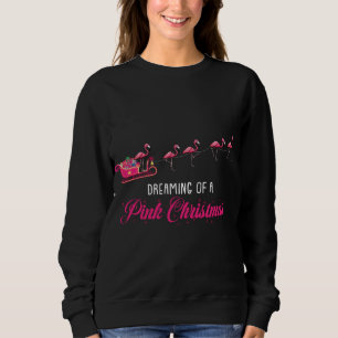 Träumen eines rosa Niedlichen Flamingo Sweatshirt
