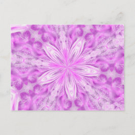 Träumen eines rosa Sterns Postkarte