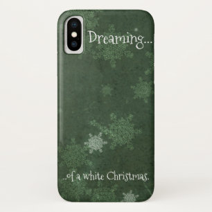 Träumen eines weißen Weihnachtsschneeflocken auf G Case-Mate iPhone Hülle