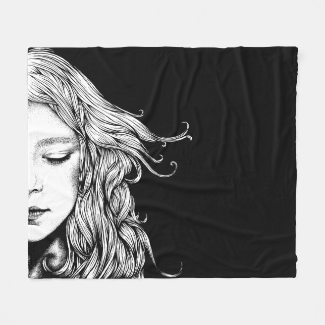 Träumen Fleecedecke (Vorderseite (Horizontal))