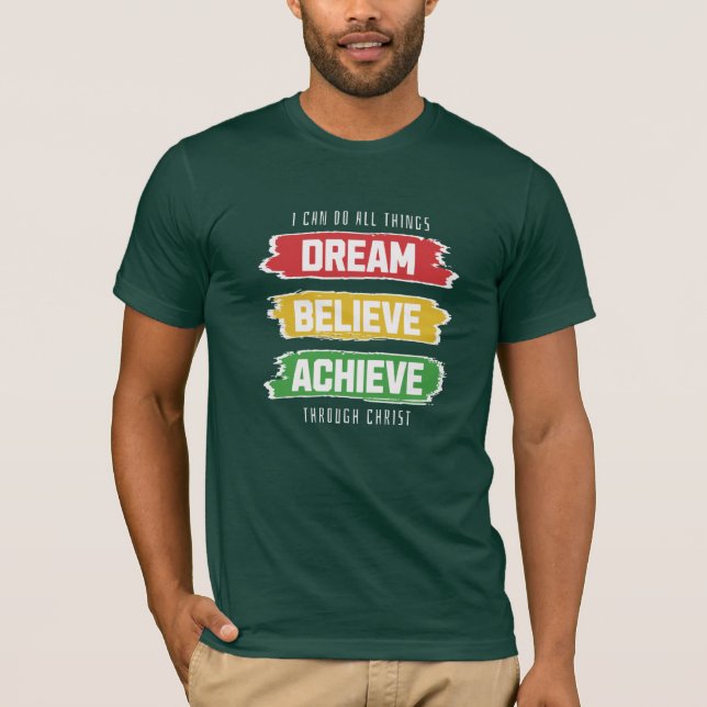 Träumen, glauben, Archiv. T-Shirt (Vorderseite)