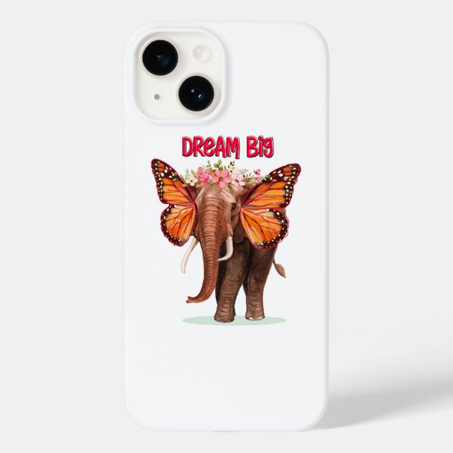 Träumen groß wie ein Elefant Inspiration Case-Mate iPhone Hülle (Rückseite)