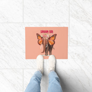 Träumen groß wie ein Elefant Inspiration Fußmatte
