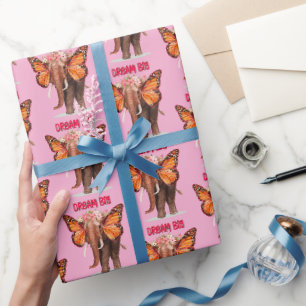 Träumen groß wie ein Elefant Inspiration Geschenkpapier