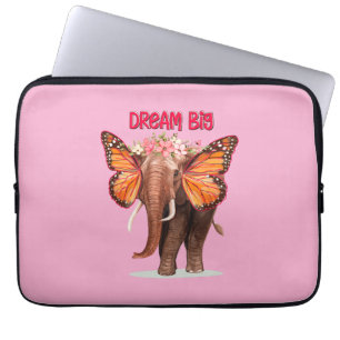 Träumen groß wie ein Elefant Inspiration Laptopschutzhülle