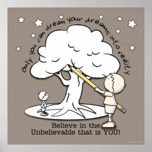 Träumen in der Realität Kleiner Junge, Big Dreams Poster