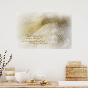 Träumen in Weiß Poster