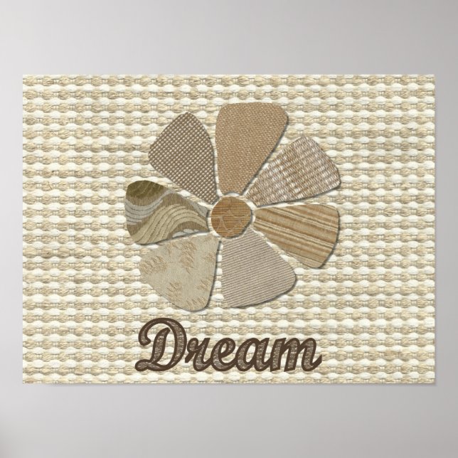 Träumen Inspiration Collage Poster (Vorne)