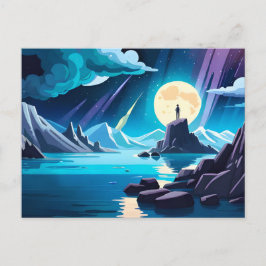 Träumen — Mensch am Meer Postkarte