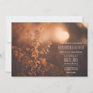 Träumen Schöne Blume  Sonne  Hochzeit Einladung
