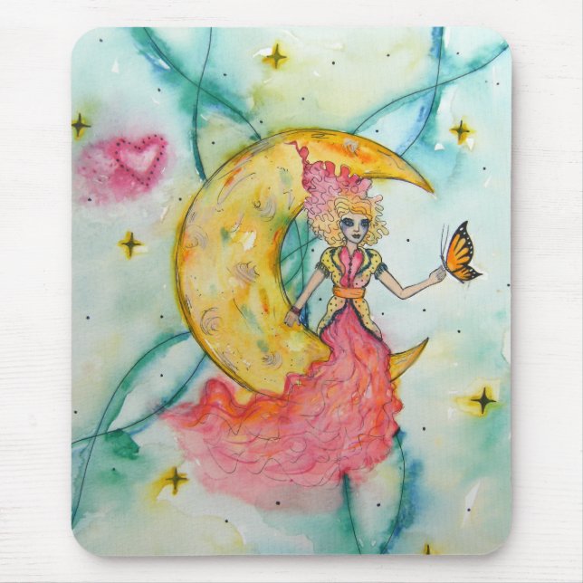 Träumen Sie einen kleinen Traum Mousepad (Vorne)