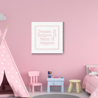 Träumen Sie, es glaube, dass es pink geschieht