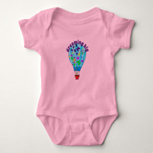 Träumen Sie großen Baby-Jersey-Bodysuit Baby Strampler