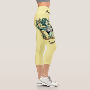 Träumen Sie nicht davon - trainieren Sie es! Fitne Capri Leggings