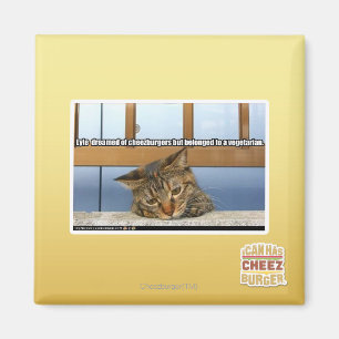 Träumen von Cheesburgers Magnet