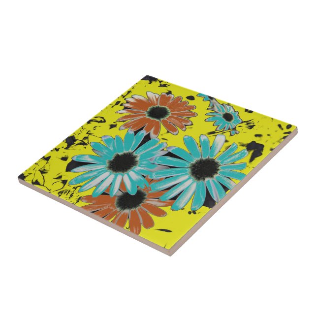 Träumen von Daisies Keramik Tile Fliese (Seite)
